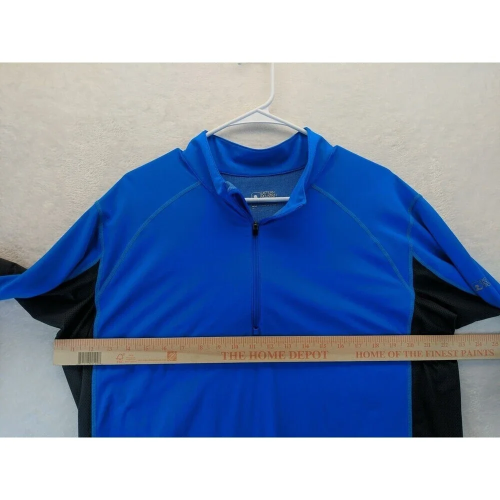Eastern Mountain Sports EMS Blue Quarter Zip Pullover Mens Size XL
